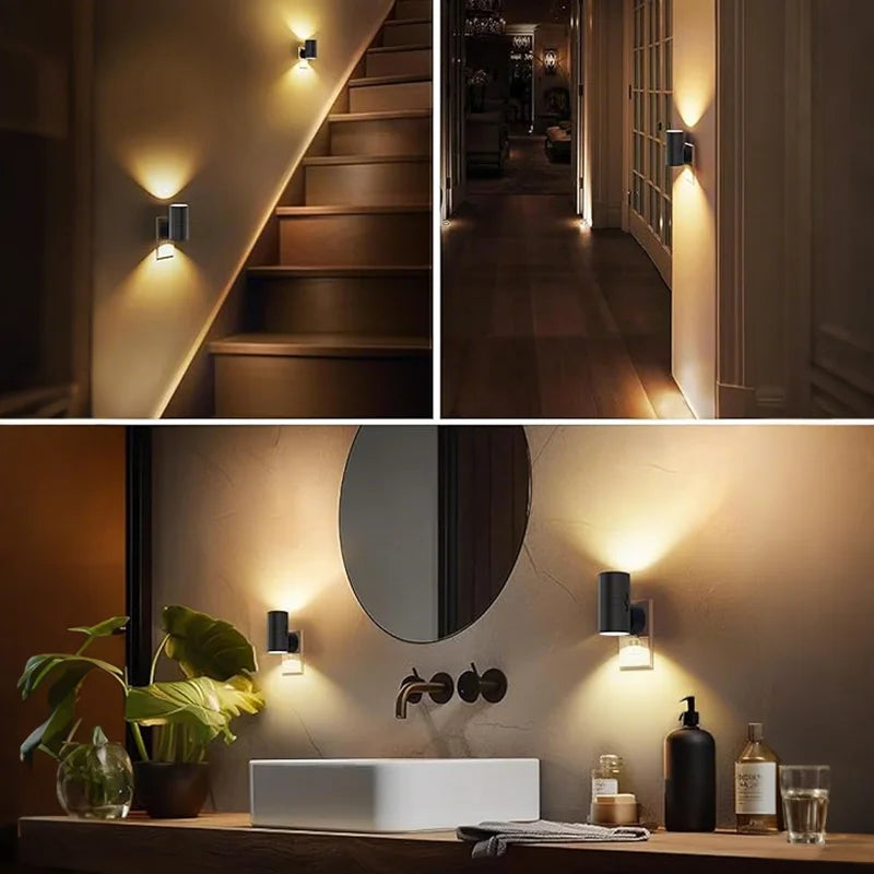 Moktan Sabai Plug In Dimmable LED Night Light Auto Sensor Bedside Bathroom Hallway Lamp