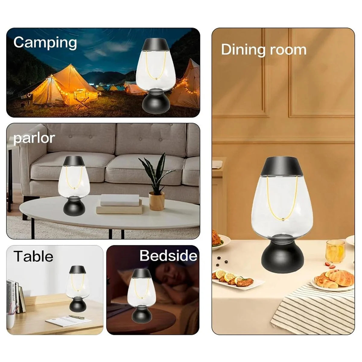 Moktan Sabai Rechargeable Dimmable LED Filament Table Lamp – Nordic Cordless Bedside Light