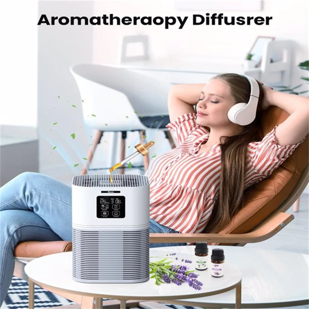 Moktan Sabai 2 in 1 Air Purifier H13 HEPA with Aromatherapy for Allergies Pets Odor