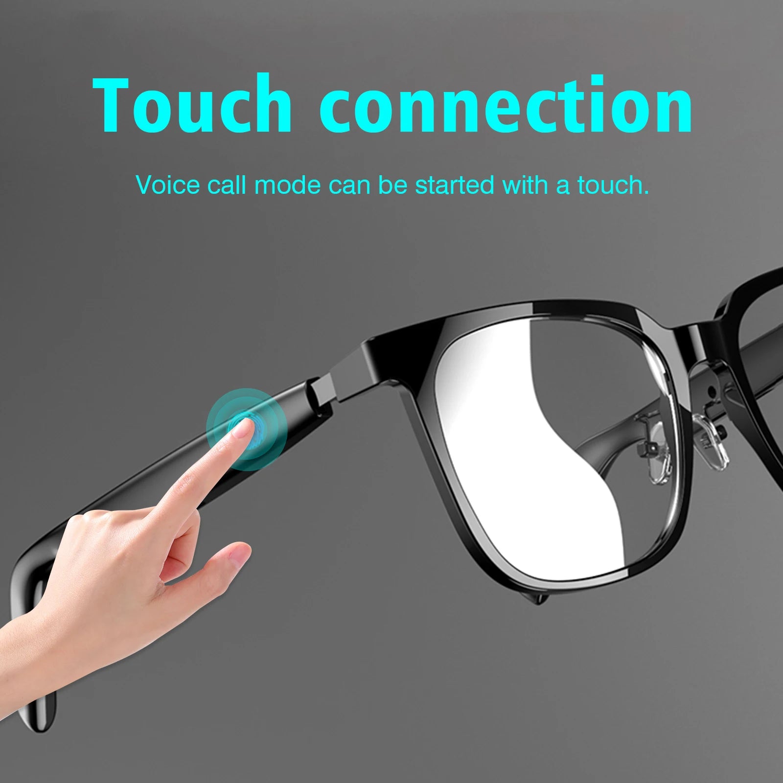 Moktan Sabai Wireless Smart Glasses with Bluetooth Music & Calling for Android iOS Tech