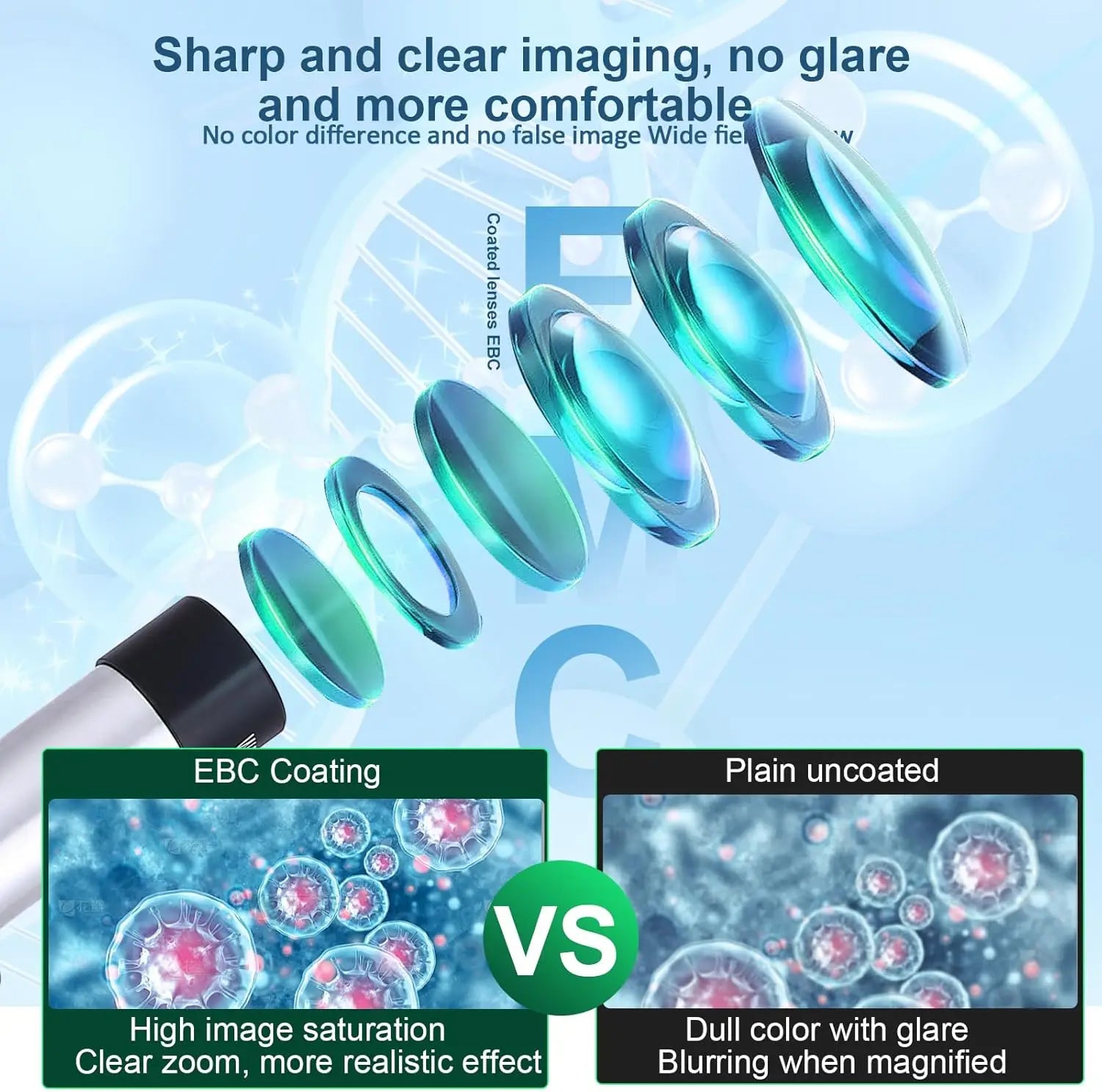 Moktan Sabai 40X–2000X Microscope for Kids Adults with LED Light Phone Adapter Science Kit