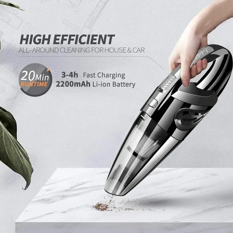 Moktan Sabai Wireless Handheld Vacuum Cleaner – Powerful Cyclone Suction for Car & Home Pet Hair