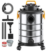Moktan Sabai Stainless Steel Wet Dry Shop Vacuum Powerful Suction for Carpet Debris Pet Hair