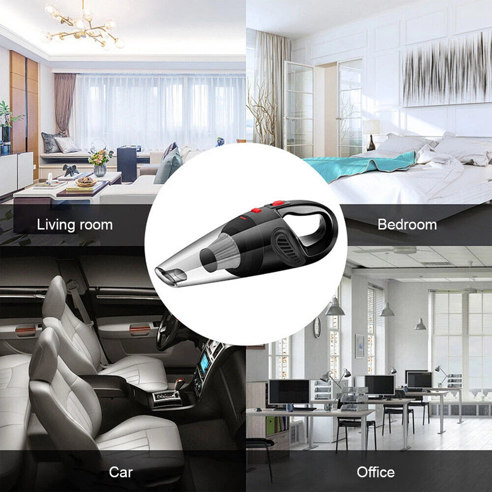 Moktan Sabai 12000Pa Cordless Handheld Vacuum Cleaner Wet Dry USB Rechargeable for Car