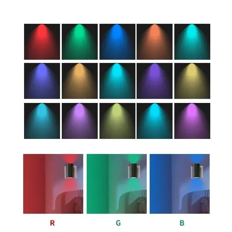 Moktan Sabai Plug In Dimmable LED Night Light Auto Sensor Bedside Bathroom Hallway Lamp