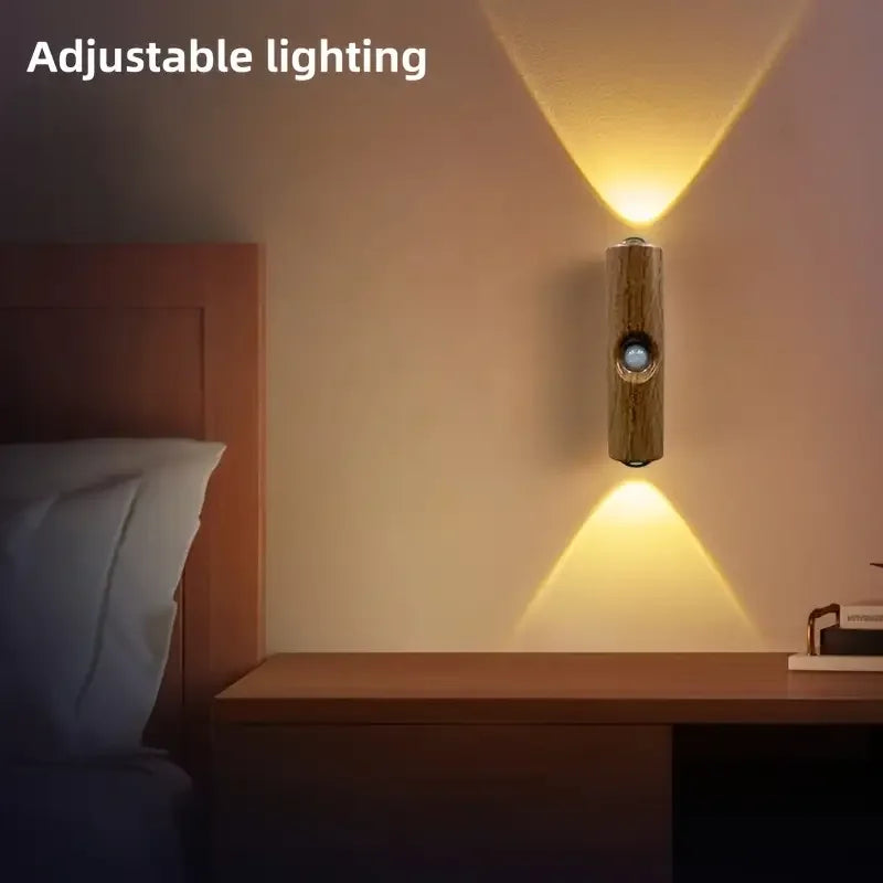Moktan Sabai Cat Eye LED Wall Lamp – 2/4PCS Motion Sensor USB Rechargeable Night Light