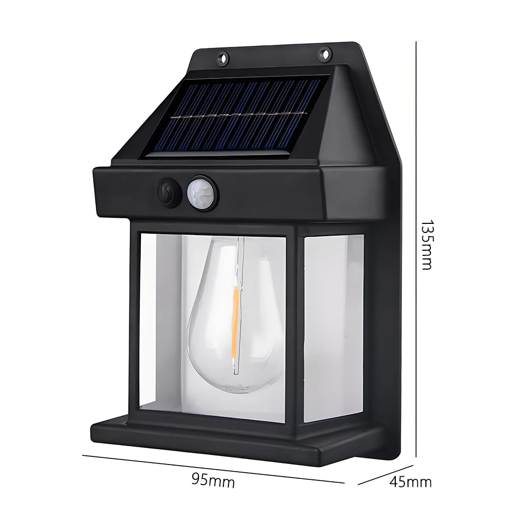 Moktan Sabai Powerful Solar Wall Light – Waterproof LED Fence Lamp with Light Sensor Outdoor
