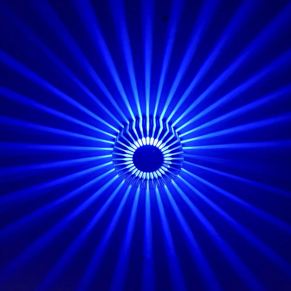 Moktan Sabai Sunflower LED Wall Lamp RGB Projection Corridor Indoor Creative Light 3W Blue