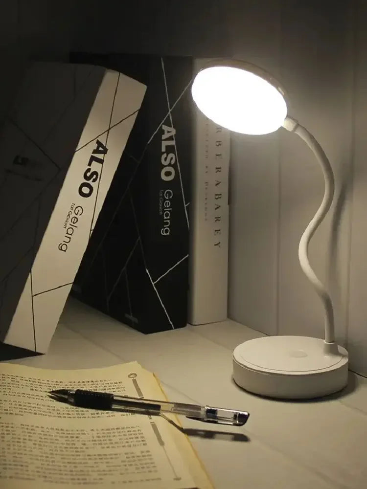 Moktan Sabai Portable LED Desk Lamp USB Battery Table Light 3-Color Stepless Dimming Eye Care