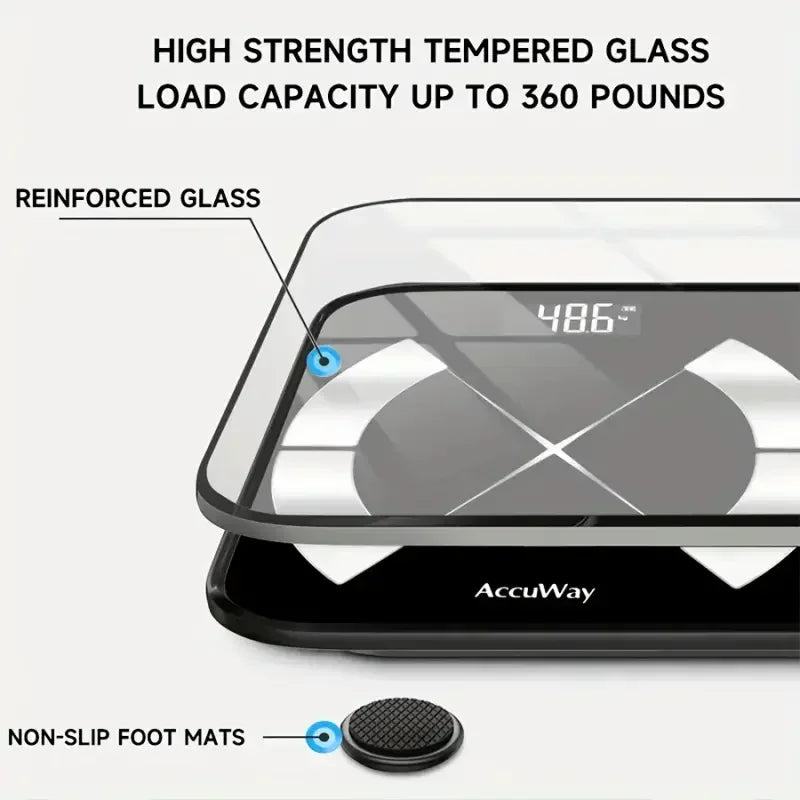 Moktan Sabai Smart Digital Scale – USB Rechargeable with LED Display and Bluetooth Connectivity