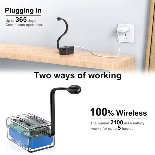 Moktan Sabai Mini WiFi 1080P Security Camera Adjustable Lens Remote Monitoring Home IP Cam