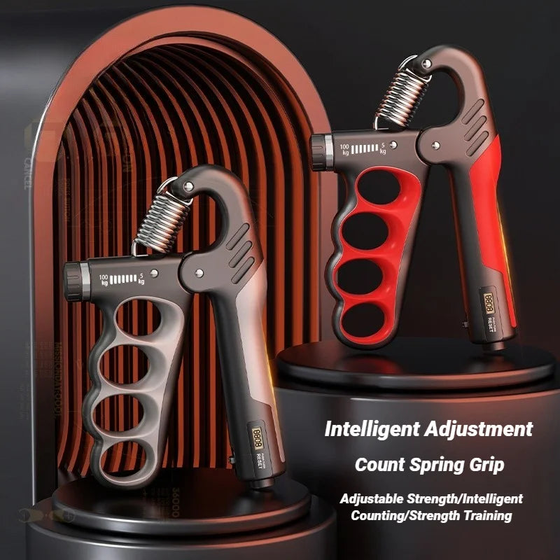 Moktan Sabai Adjustable Grip Strengthener with Digital Counter Hand Rehab Trainer