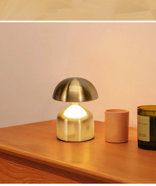 Touch LED Table Lamp USB Rechargeable 3 Color Dimming Bedside Night Light