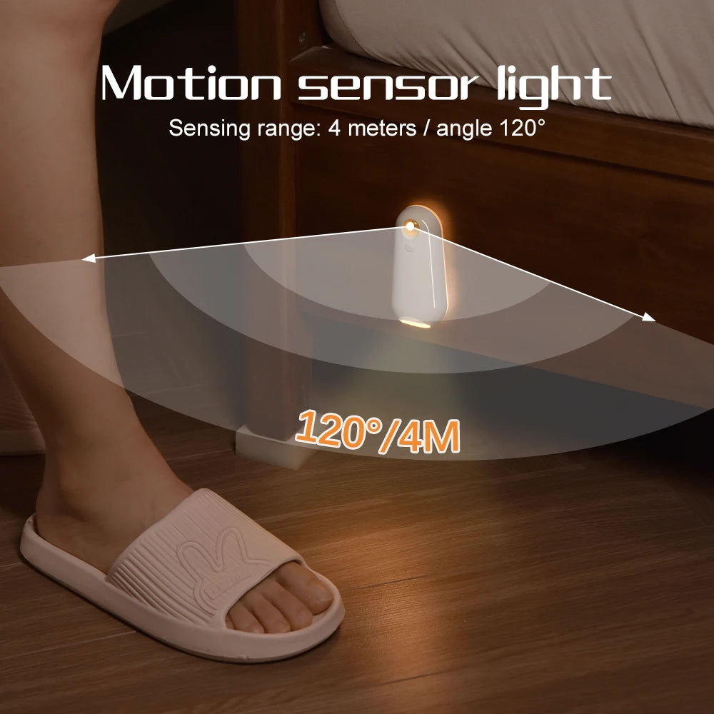 Moktan Sabai Motion Sensor Toilet Night Light RGB LED Bowl Light Rechargeable Bathroom Decor Lamp