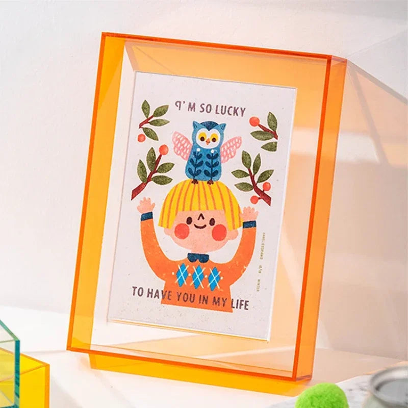 Moktan Sabai Acrylic Floating Frame | Transparent Photo Display