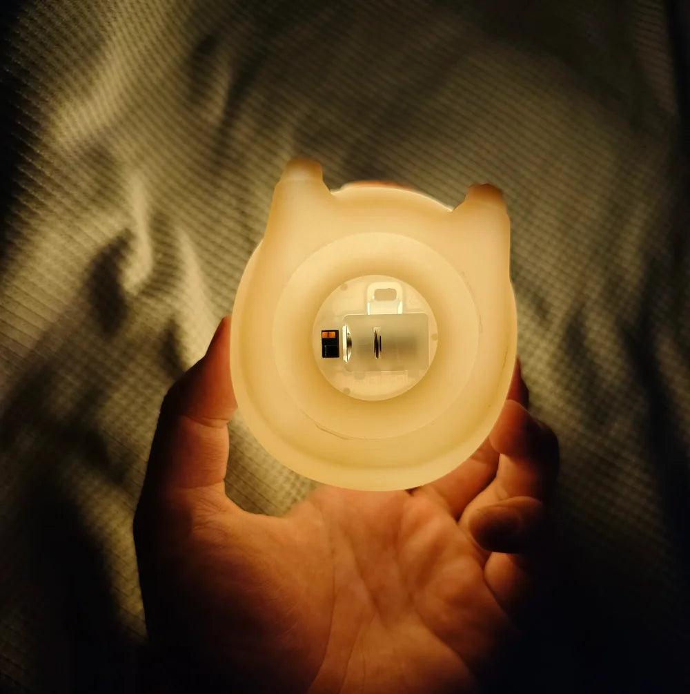 Moktan Sabai Cute Capybara Night Light Silicone LED Bedside Lamp Cartoon Sleep Decor Gift