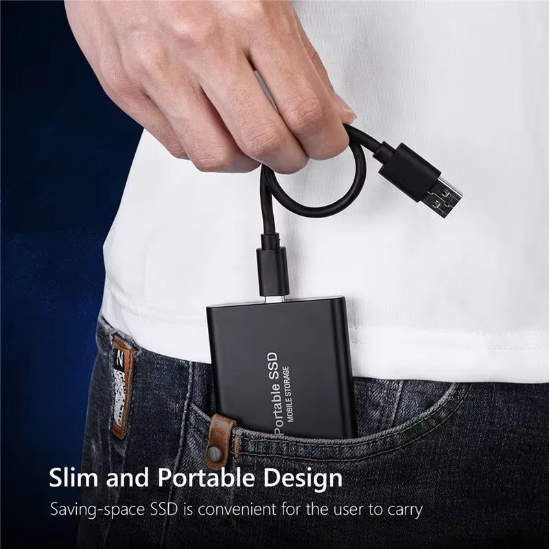 Moktan Sabai 2TB External SSD USB 3.1 & USB-C Portable Solid State Drive
