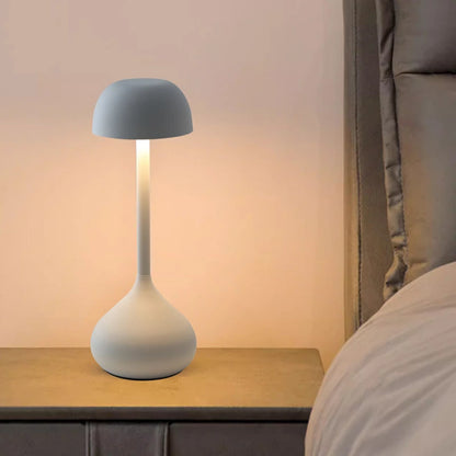 Touch Dimmable Mushroom Table Lamp Portable Rechargeable Night Light Bedside Desk