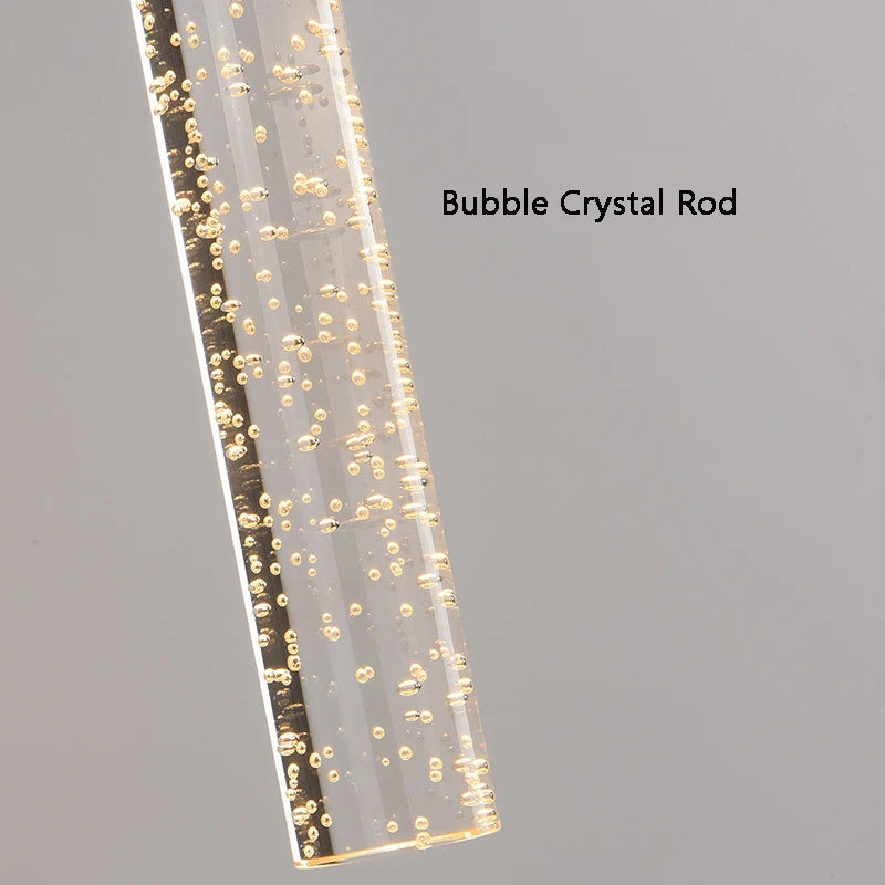 Moktan Sabai Nordic Crystal Rod LED Wall Lamp Bedroom Bedside Living Room AC85-265V Light