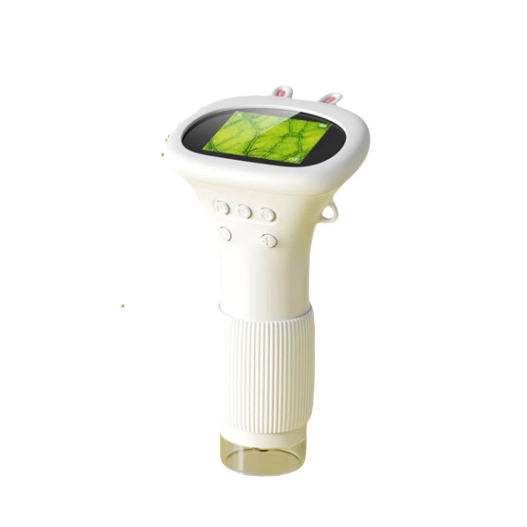 Moktan Sabai Kids Handheld Microscope 1000X Magnification – Portable STEM Science Toy White