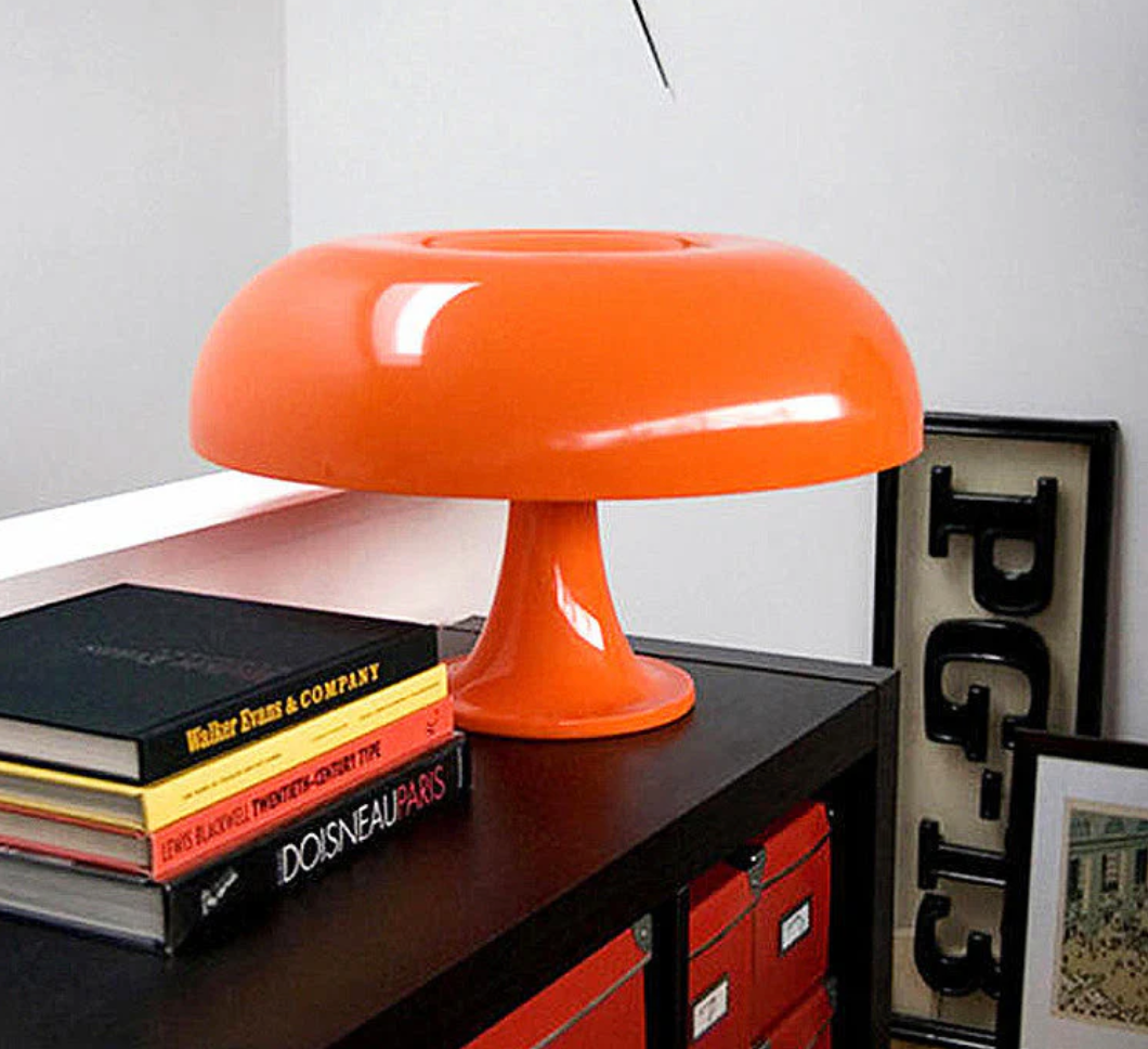 Moktan Sabai Nordic Mushroom Table Lamp | Modern Ambient Night Light for Cozy Home Décor
