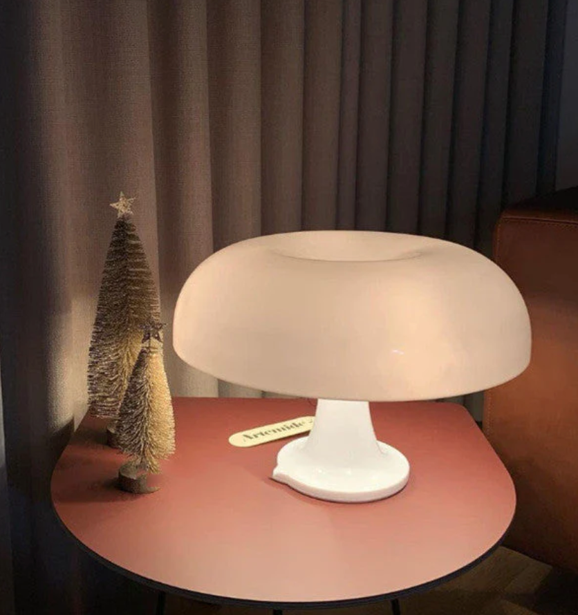 Moktan Sabai Nordic Mushroom Table Lamp | Modern Ambient Night Light for Cozy Home Décor