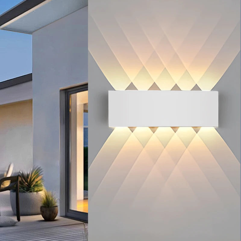 Moktan Sabai LED Outdoor Waterproof Wall Light – Porch Yard Walkway Lamp for Indoor & Garden