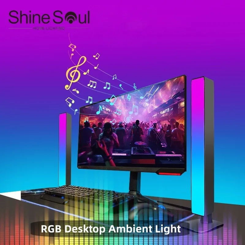 Moktan Sabai Smart RGB Atmosphere Light App Control Music Sync Lamp for Car TV Gaming Desk