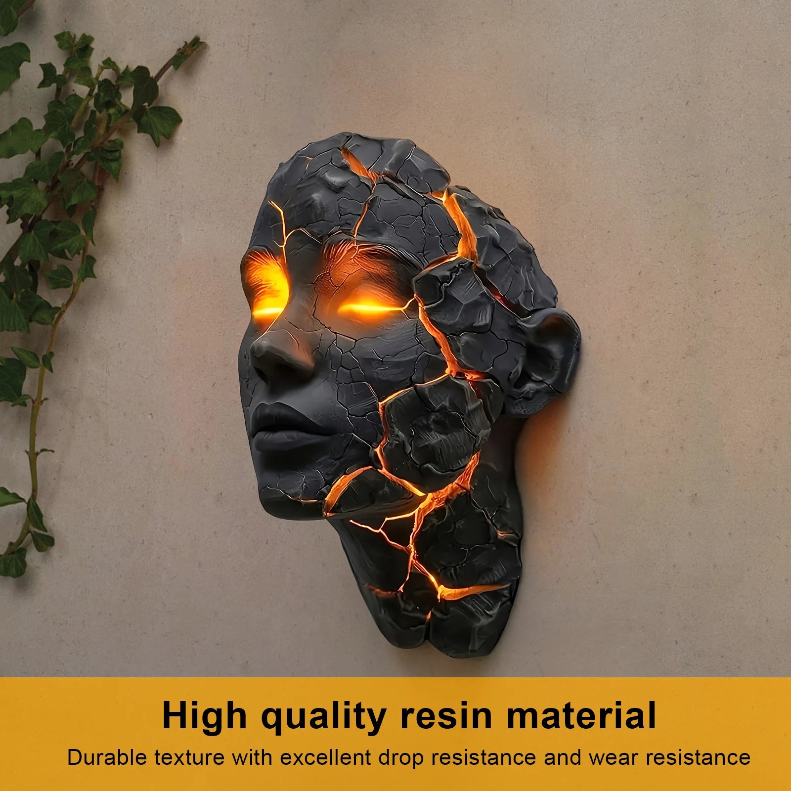 Moktan Sabai Halloween LED Broken Soul Wall Lamp Night Light Bathroom Reading Studying Hallway