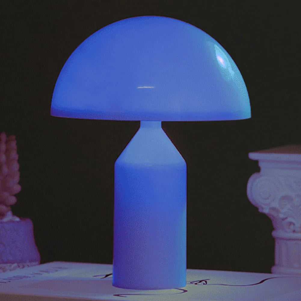 Moktan Sabai Mushroom Nightstand Lamp Color Changing Dimmable Battery Bedside Light Decor