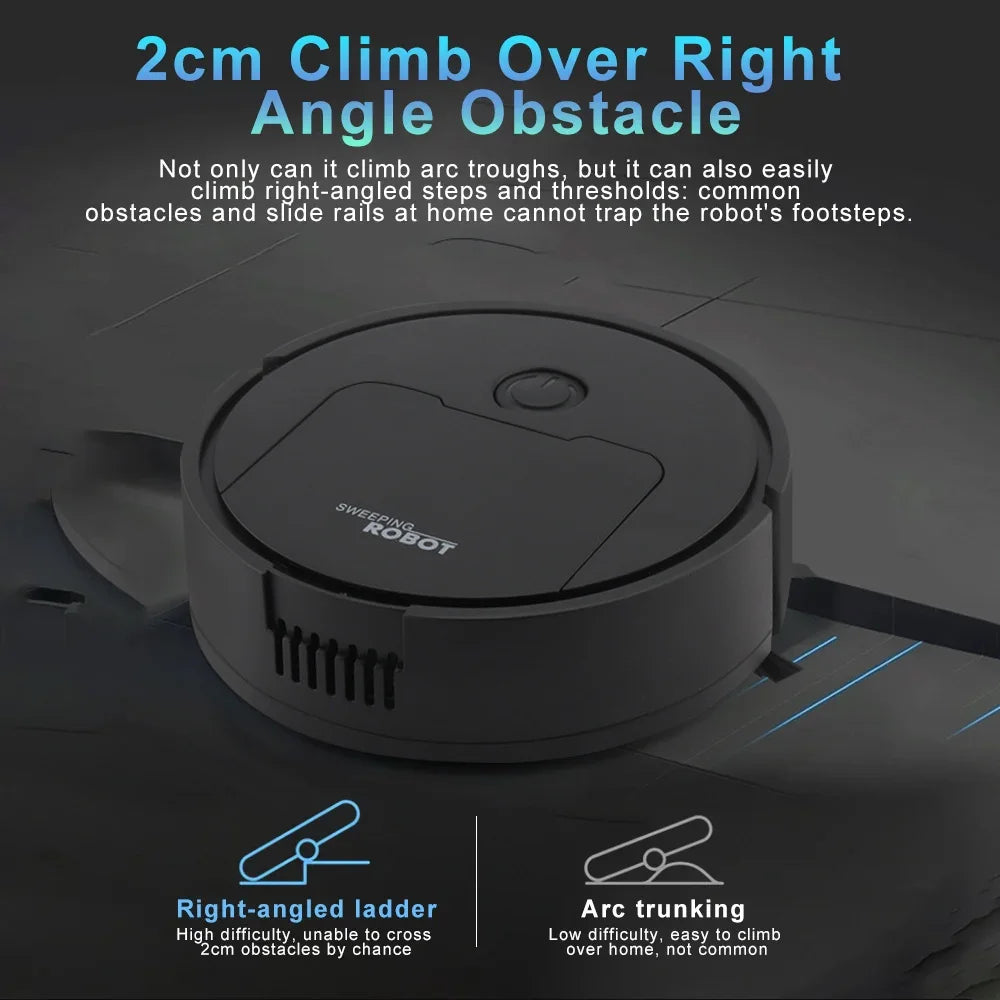 Automatic Sweeping Robot Vacuum – 3-in-1 Mop, Suction & Smart Home Cleaner