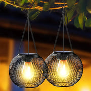 Moktan Sabai Ortiny Solar Lantern Outdoor – Waterproof Hanging Decorative Lights for Garden M 1Pc Solar Lantern
