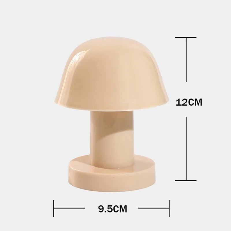Moktan Sabai Mini Mushroom LED Night Light Battery Powered Portable Desk Lamp Home Decor