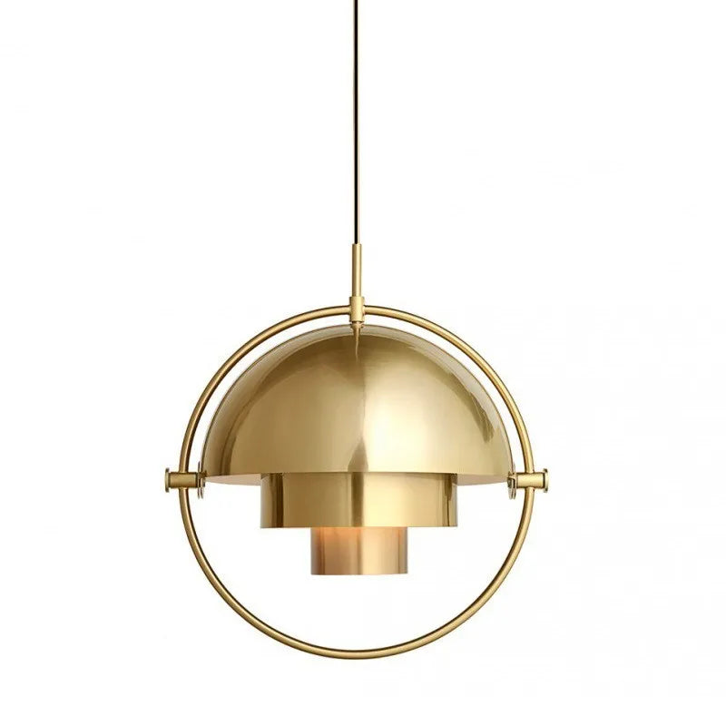 Moktan Sabai Modern Nordic Pendant Light E27 Hanging Lamp for Bedroom Dining Room Bedside D28cm gold