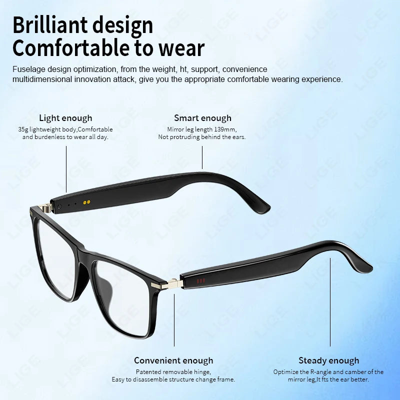 Moktan Sabai Bluetooth Smart Glasses Anti UV Sunglasses Wireless Call Headphones Outdoor