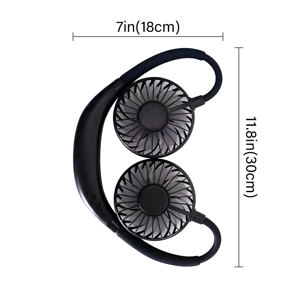 Moktan Sabai Compact Mini Fan | Portable Battery Operated Hand Held Fan with 3 Speed Settings | Lightweight Cooling Solution for Travel