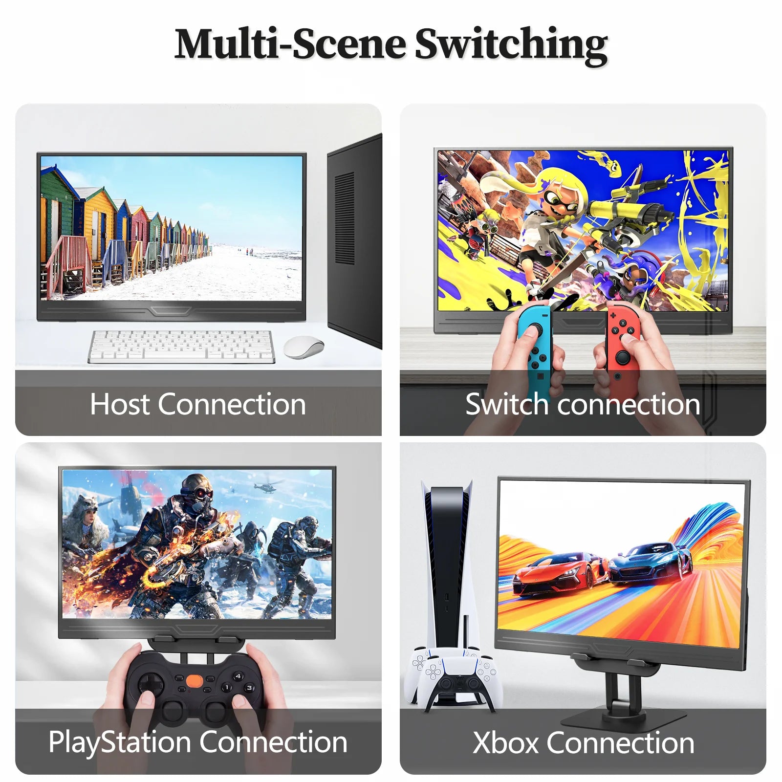 Moktan Sabai "VEOUT 13.3" Portable Monitor 1080P USB HDMI for Laptop Mac PS5 Xbox Switch"
