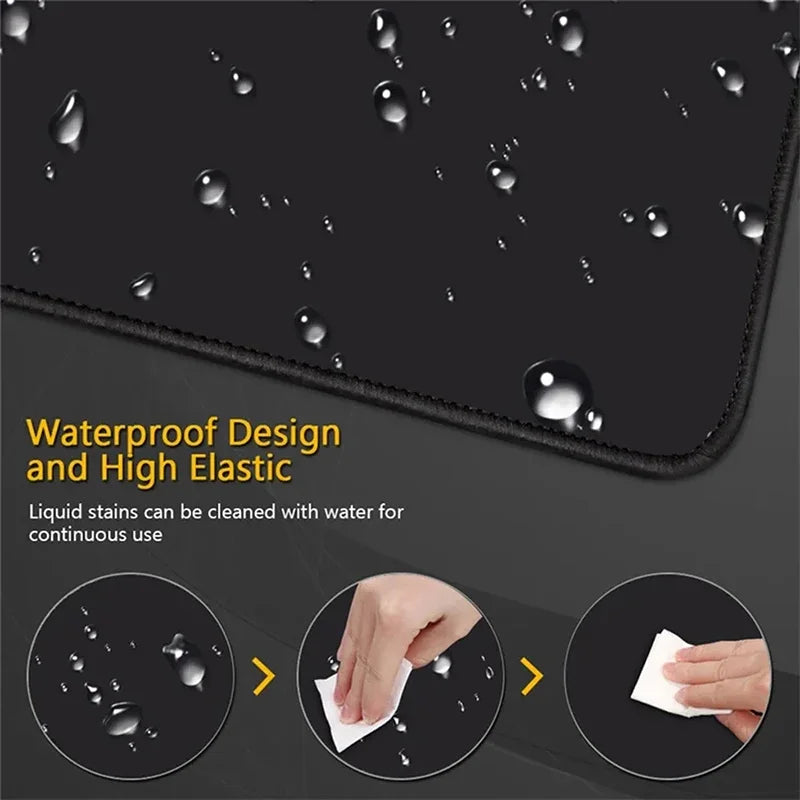 Moktan Sabai XXL Extended Gaming Mouse Pad Large Desk Mat Keyboard Pad Non-Slip Hexagon Design