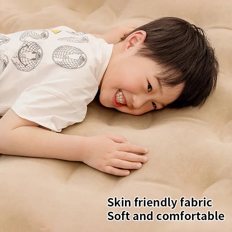 Moktan Sabai Air Mattress with Built-In Pump Self-Inflating Double Sleeping Pad for Camping Indoors