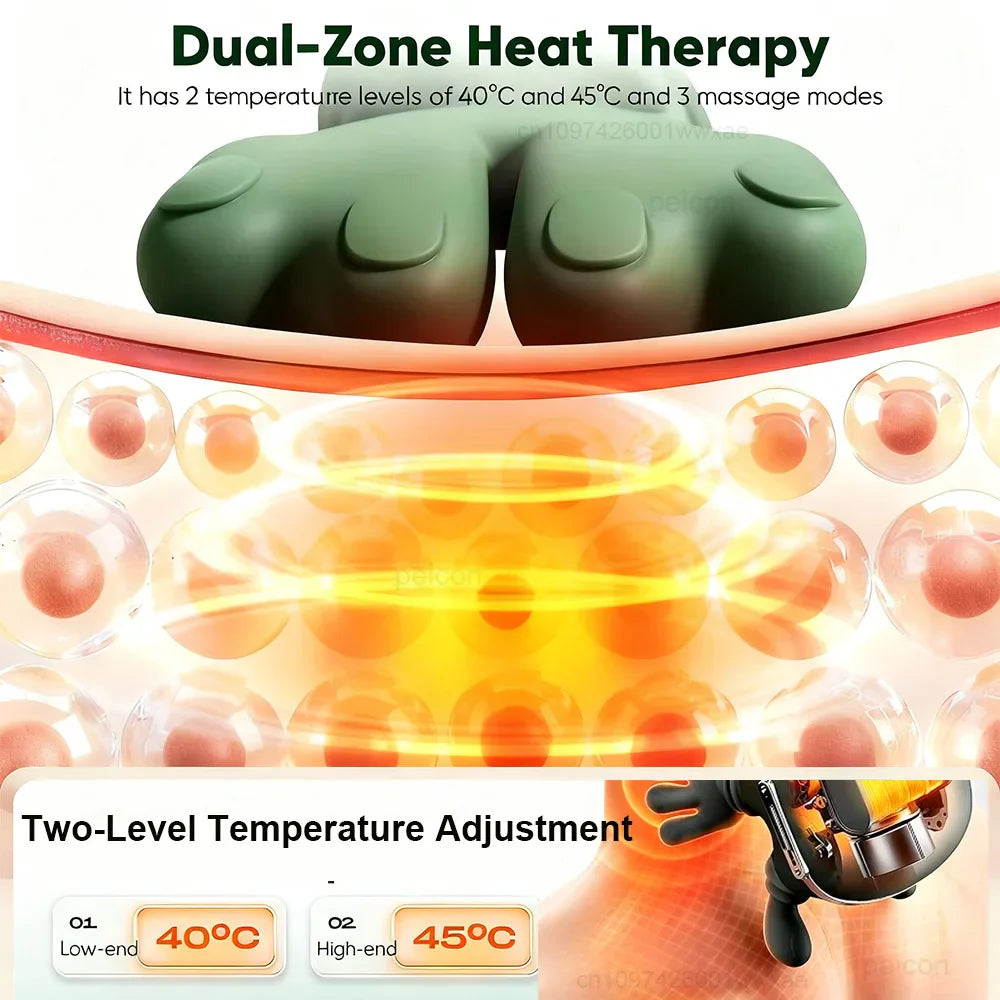 Moktan Sabai 4D Kneading Neck Shoulder Massager Portable Deep Tissue Massage Tool