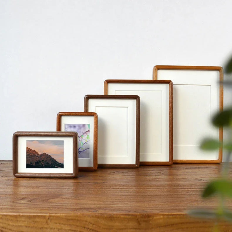 Moktan Sabai Solid Wood Photo Frame | Mortise Tenon Handcrafted Display for Photos & Home Décor