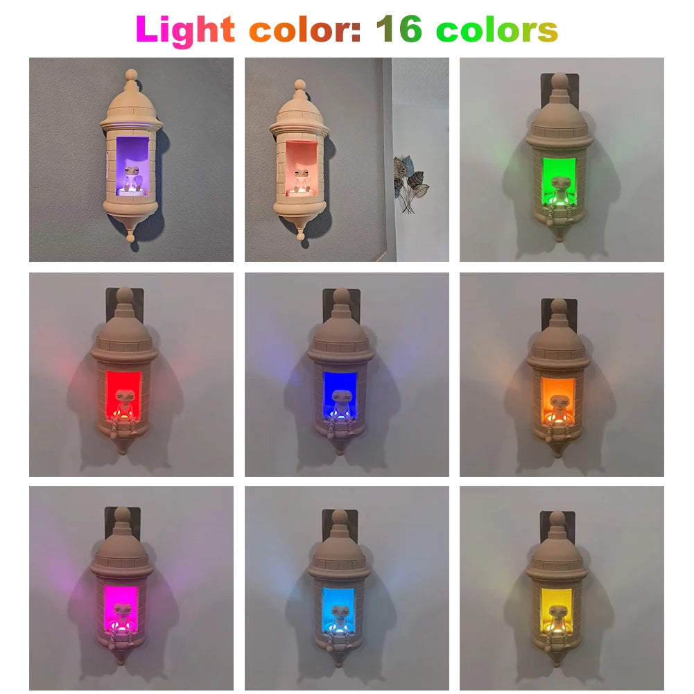 Moktan Sabai Puerto Rican Garita Coqui Lamp 16 Color USB LED Night Light Handmade Souvenir