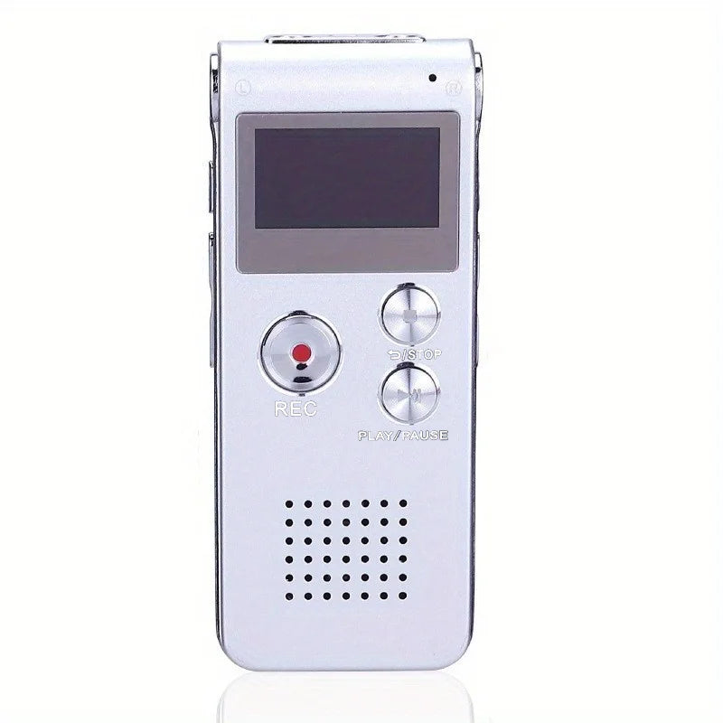 Moktan Sabai Voice Activated Digital Recorder Portable Lecture Audio Recorder N28 Silver 32 GB