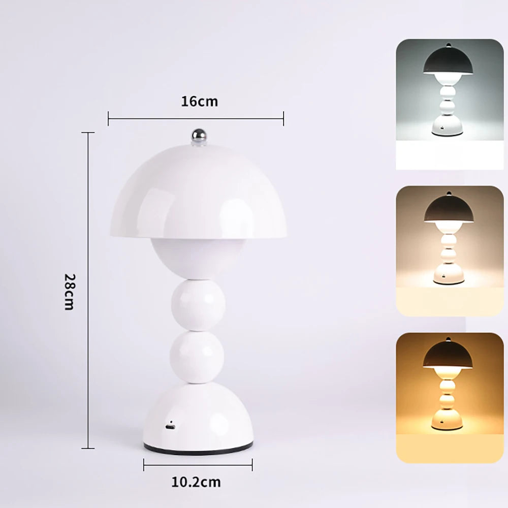 Moktan Sabai Nordic Touch LED Table Lamp Flower Bud Bedside Desk Light Living Room Decor