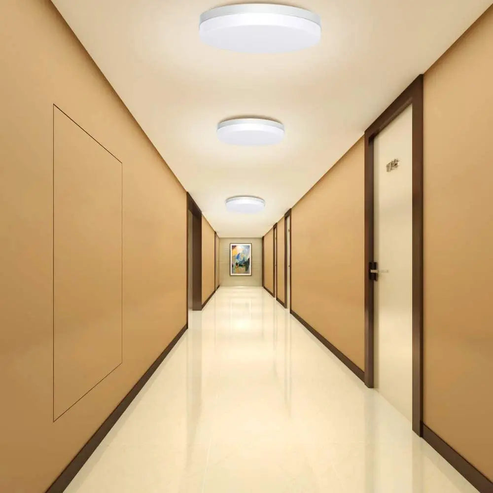 Moktan Sabai Ultra-Thin Round LED Ceiling Light 6500K Waterproof Flush Mount Modern Lamp