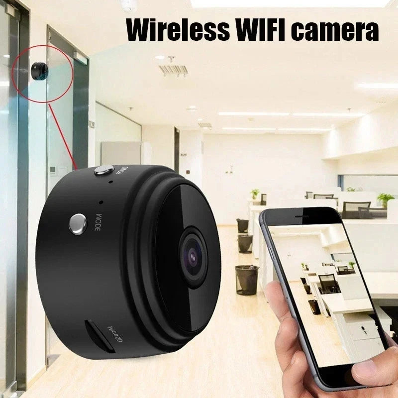 Moktan Sabai WiFi Mini Smart Camera – Wireless Indoor Video Device with Motion Detection