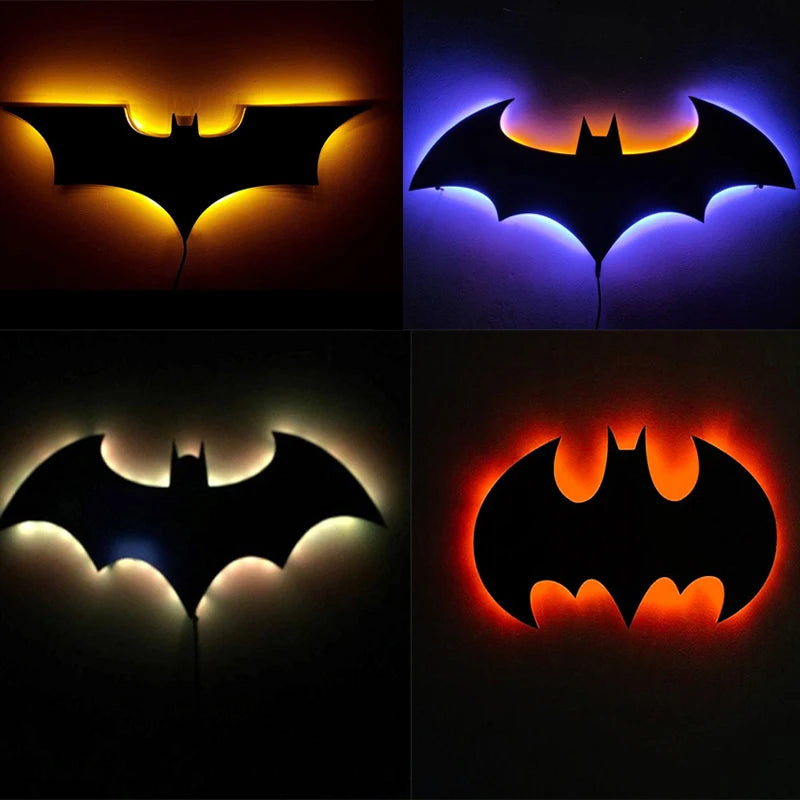 Moktan Sabai ZK50 Color Changing LED Night Light Bat Wing Wall Lamp Remote Bedside Ambient Light