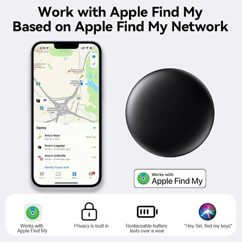 Moktan Sabai 4 Pack Bluetooth GPS Tracker Smart Tag for Luggage Backpack Find My App