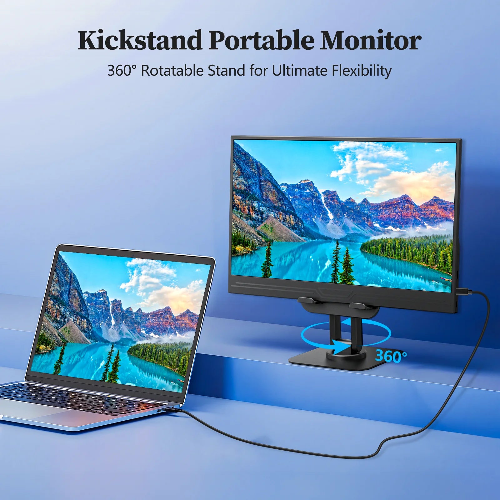Moktan Sabai "VEOUT 13.3" Portable Monitor 1080P USB HDMI for Laptop Mac PS5 Xbox Switch"