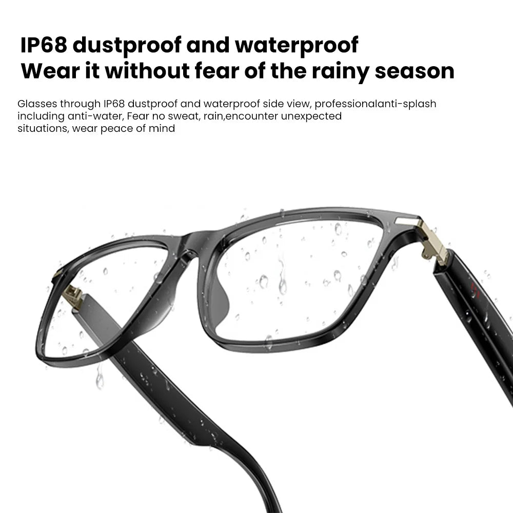 Moktan Sabai Bluetooth Smart Glasses Polarized Sunglasses Blue Light Filter Waterproof for Men